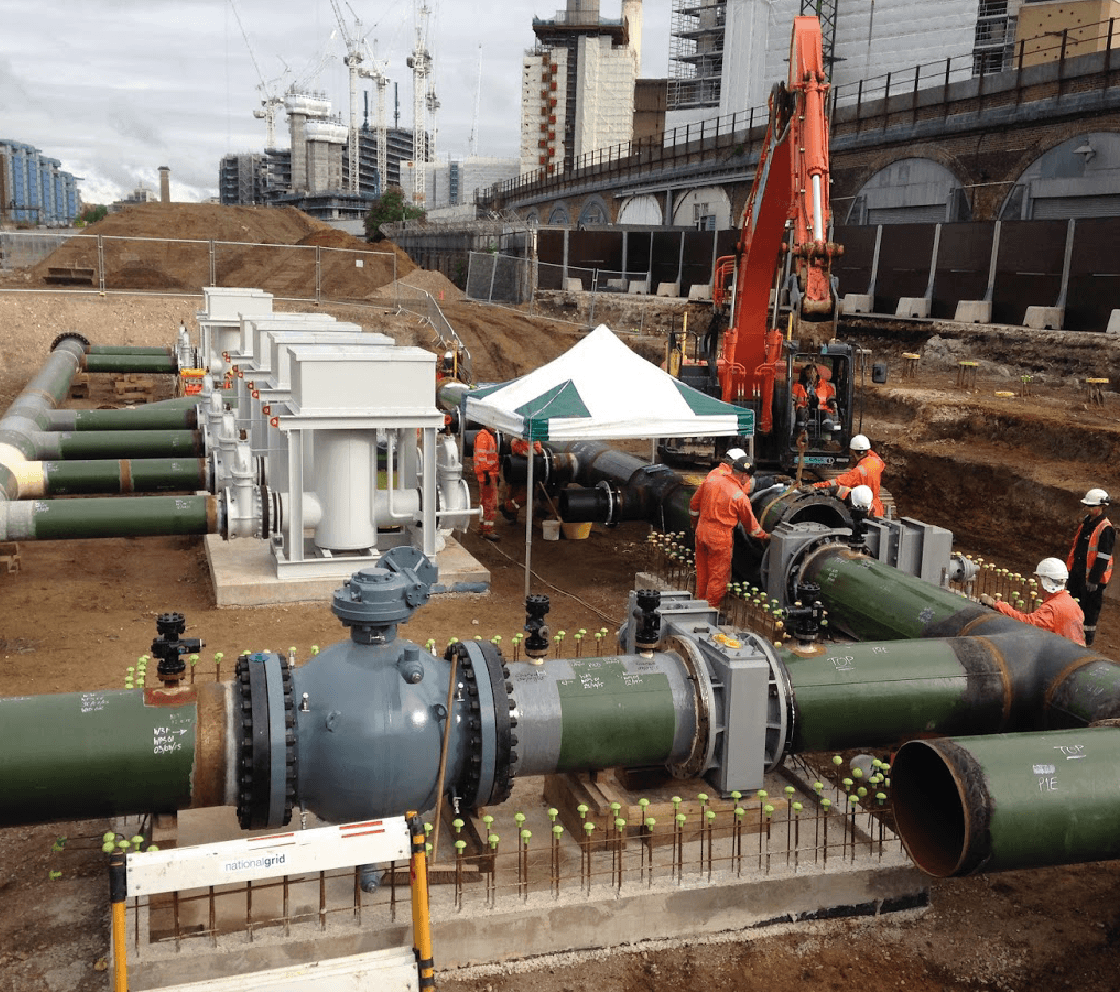 above ground gas installations