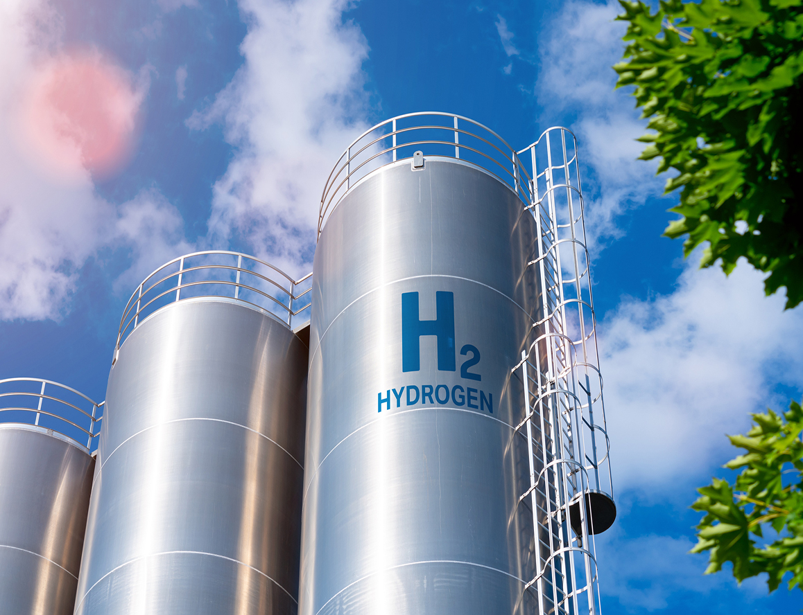 outside hydrogen plant