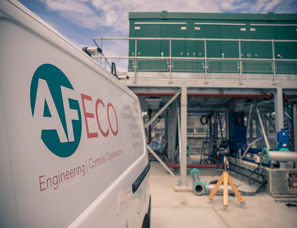 AFECO van in front of site