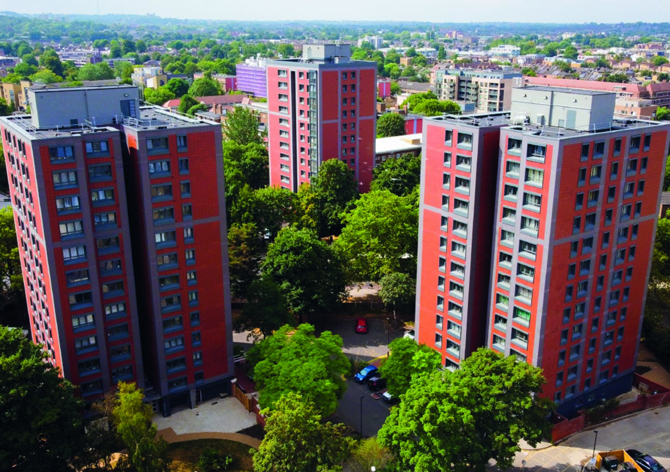 residential building given building safety improvements by property services